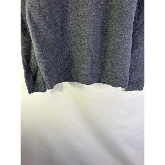 New Artefact Thatcher Boiled Wool Bomber Cardigan Sweater Coat Gray - Picture 7 of 8